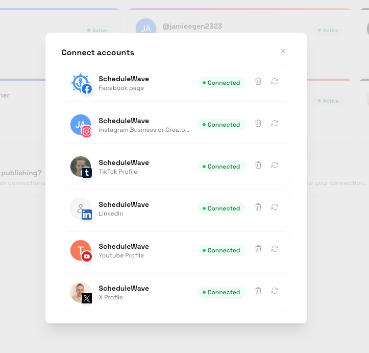 ScheduleWave visual calendar